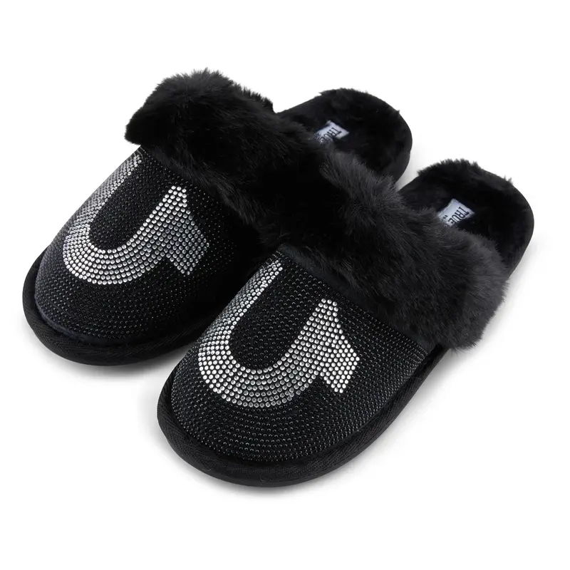 True Religion Slippers for Women Gifts for Women Cozy House Slippers for Woman