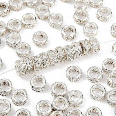 Brass Crystal Rhinestone Beads
