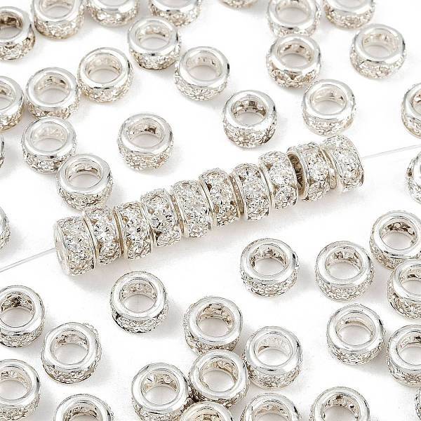 Brass Crystal Rhinestone Beads