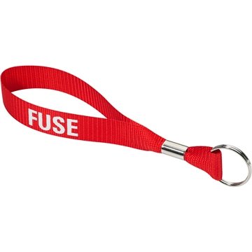 250 Promotional Nylon Web Wristlet Keychain Strap