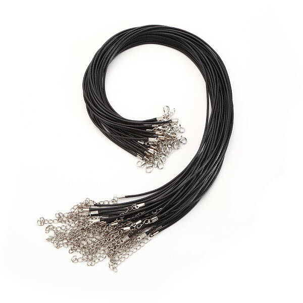 Waxed Cord Necklace Making