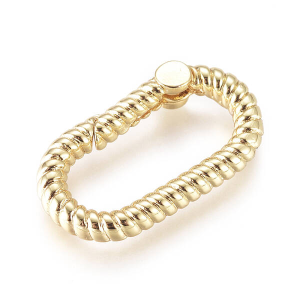 Brass Spring Gate Rings