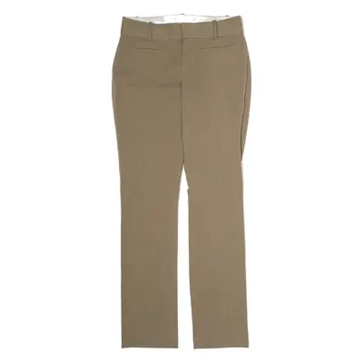 CALVIN KLEIN Womens Trousers Brown Regular Straight W28 L30