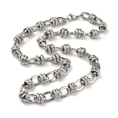 Non-Tarnish 201 Stainless Steel Link Chain Necklace