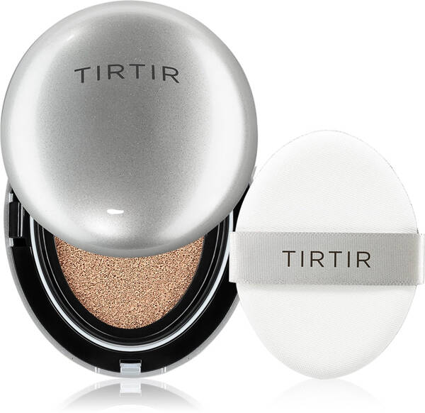 TIRTIR Mask Fit Aura Cushion Illuminating Moisturizing Sponge Foundation Color 35N Walnut 18 g