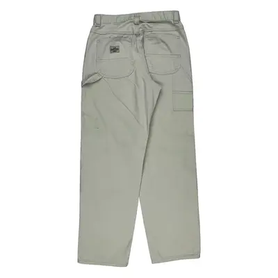 Lee Carpenter Trousers - 32W 34L White Cotton | Size: 32″ waist