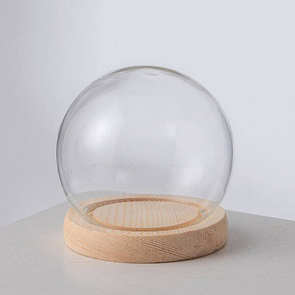Round Glass Dome Cover