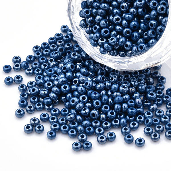8/0 Czech Opaque Glass Seed Beads