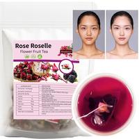 Monbrizz Beauty tea Bright Beauty Tea Bags Black Mulberries Rose Black Wolfberry Tea 4.23oz/120g (20bags) Glow Beautiful Flow...