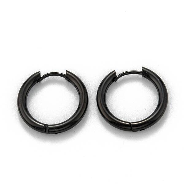 304 Stainless Steel Huggie Hoop Earrings