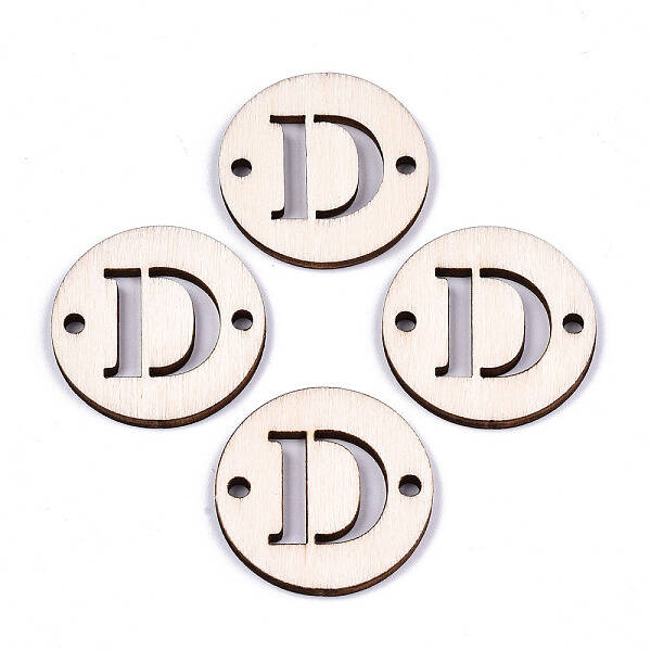 Unfinished Natural Poplar Wood Links Connectors