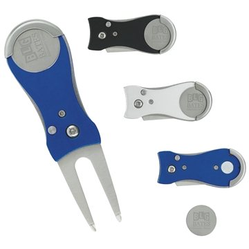 36 Promotional Flip Divot Tool & Marker - Stainless Steel & Quick ...