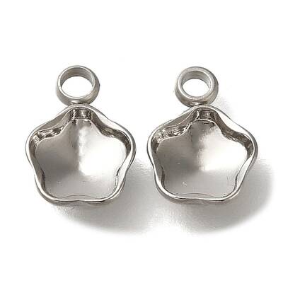 304 Stainless Steel Pendant Cabochon Settings