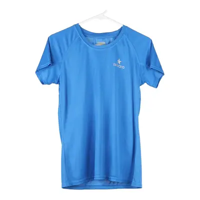 Esercito T-Shirt - Medium Blue Cotton