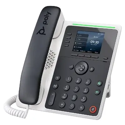 2200-86980-025 Polycom Edge E100 2 Line IP Desk Phone and PoE-enabled