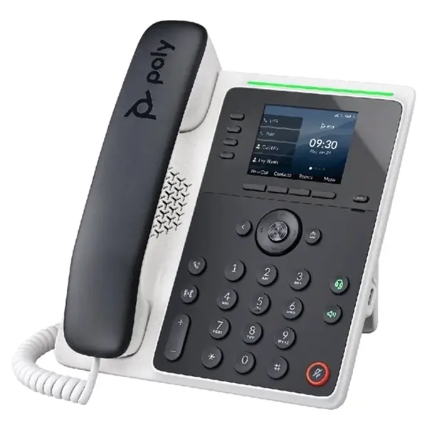 2200-86980-025 Polycom Edge E100 2 Line IP Desk Phone and PoE-enabled