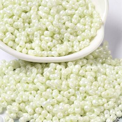 Opaque Colours Luster Glass Seed Beads