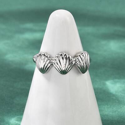 Brass Adjustable Open Cuff Rings for Women