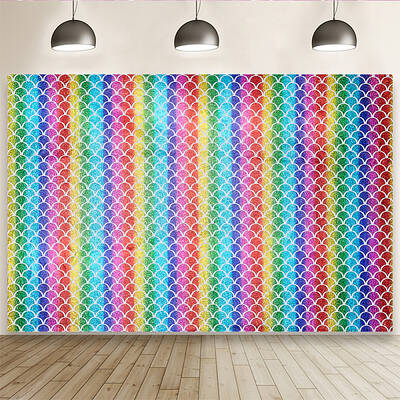 Polyester Mermaid/Fish Scales Fabric