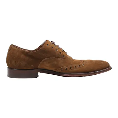GRENSON Brogue Shoes Brown Leather Mens UK 8
