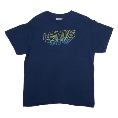 LEVI'S Mens T-Shirt Blue L