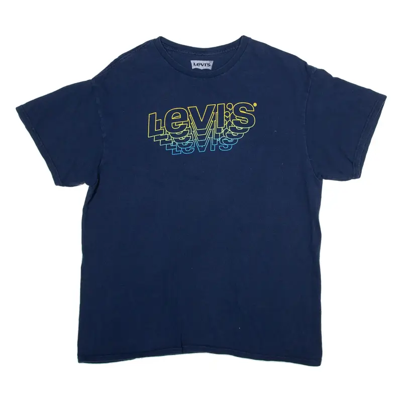 LEVI'S Mens T-Shirt Blue L