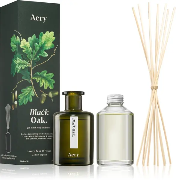 Aery Botanical Black Oak Aroma Diffuser With Refill 200 Ml