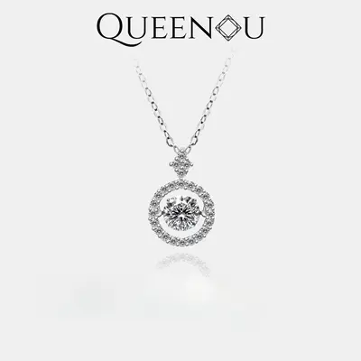 ă237ăSynthetic Moissanite Necklace - Classic Anniversary, Birthday, and Valentine's Day Gift for Women
