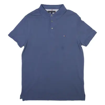 TOMMY HILFIGER Slim Fit Mens Polo Shirt Blue L