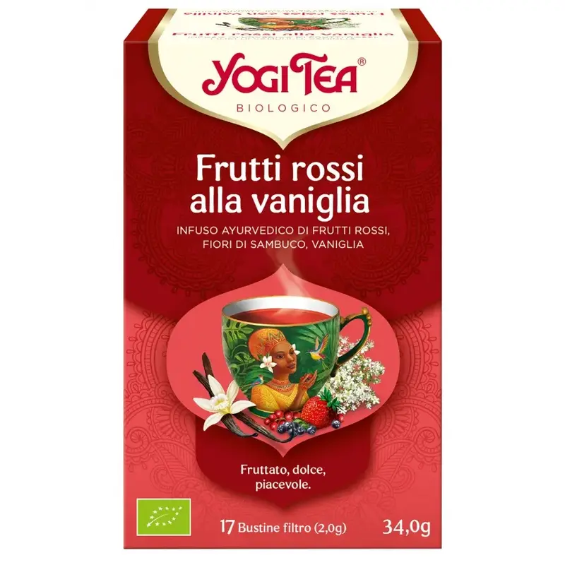 Yogi Tea Red Fruits with Vanilla 17 Sachets