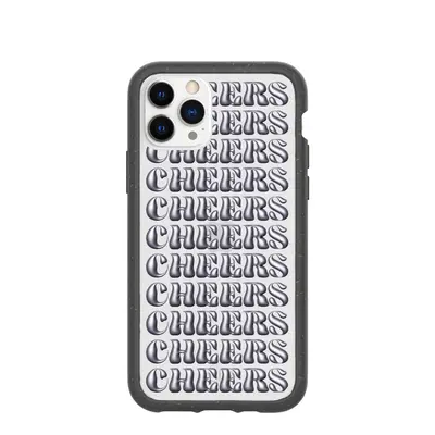 Clear Cheers iPhone 11 Pro Case With Black Ridge
