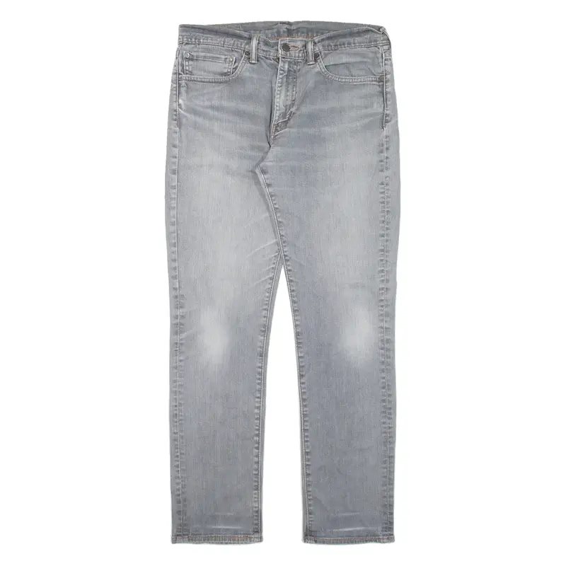 LEVI'S 511 Jeans Mens Grey Slim Straight W34 L32