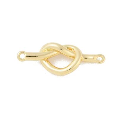 Rack Plating Brass Connector Charms