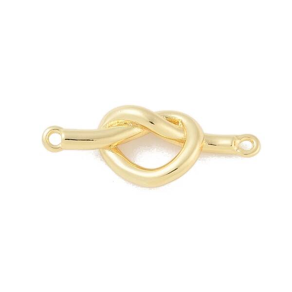 Rack Plating Brass Connector Charms