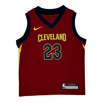 Age 7 Cleveland Cavaliers Nike Nba Jersey - Large Red Polyester