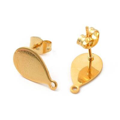 201 Stainless Steel Stud Earring Findings
