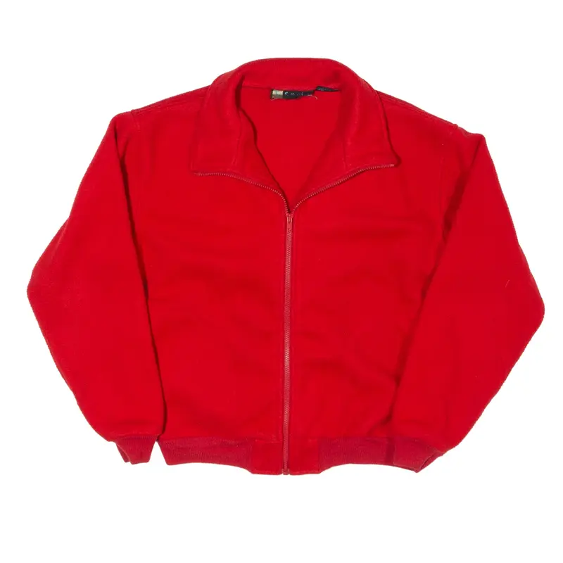 SAVARD SPORTA Fleece Jacket Red 90s Mens M