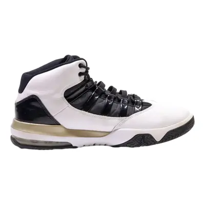 AIR JORDAN High Top Trainers White Leather Mens UK 10