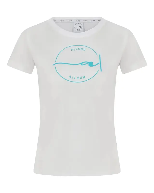 White Logo T-Shirt | Size: l | Color: White