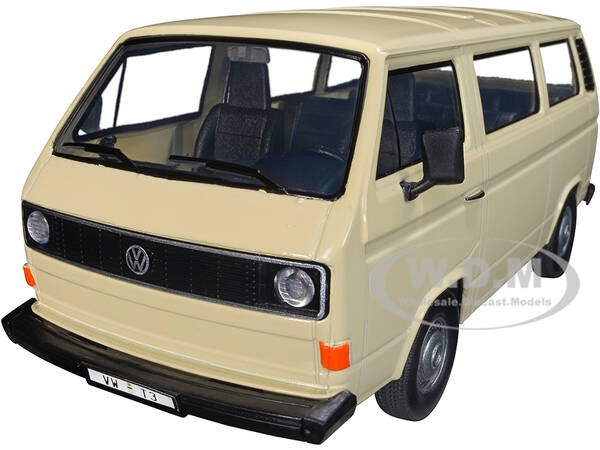 Volkswagen Type 2 (T3) Van Beige Timeless Legends Series 1/24 Diecast Model Car by Motormax