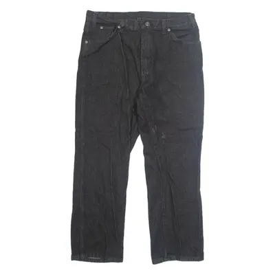 DICKIES Mens Jeans Black Regular Straight W36 L30