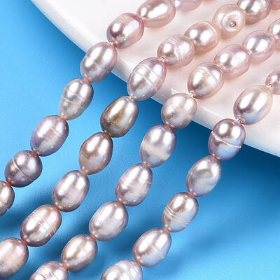 Natural Cultured Freshwater Pearl Beads Strands
