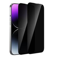 Privacy screen protector for iPhone 16 15 14 13 12 11 Pro Max [2-piece set+2 camera lens protectors] Anti peeping tempered gl...