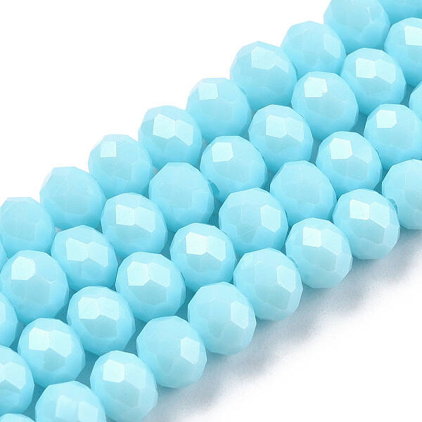 Electroplate Glass Beads Strands