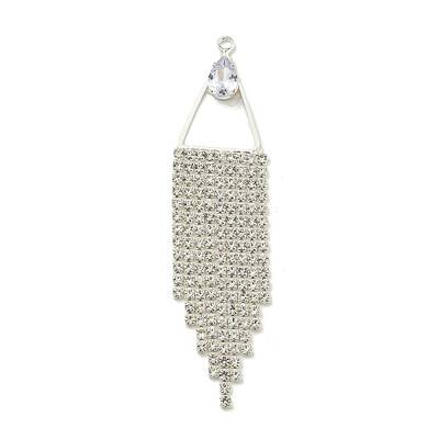 Brass Rhinestone Pendants