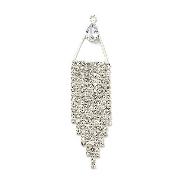 Brass Rhinestone Pendants