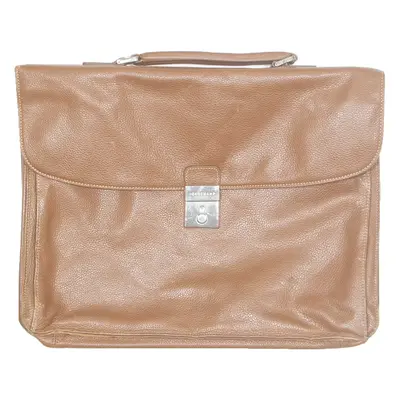 LONGCHAMP Womens Laptop Bag Brown Leather
