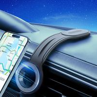 Car Magnetic Phone Holder, Flexible Bendable Aluminum Arm Magnetic Phone Holder, Car Dashboard Cell Phone Mount for iPhone 16...