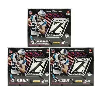 (3 Box) - 2021 Zenith Hobby- Sports Trading Cards- Pick Your Team Break