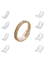 Invisible Ring Size Adjuster, 8pcs/set Ring Size Adjuster, Ring Size Adjuster for Men & Women, Fashion Jewelry Accessories fo...